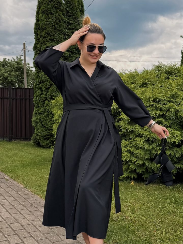 Платье на запах