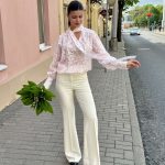 элегантная женственная блуза в романтическом стиле